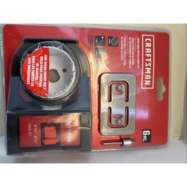 Craftsman 6 pc. Door Lock Installation Kit for Wood Doors Only