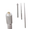 HELBY IMPORT CO. Bead Reamer Set 4PCS DIAMD Coat, Silver,