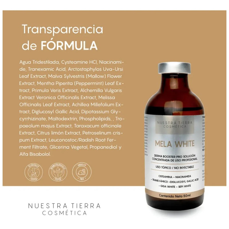 Vial Despigmentante Con Ácido Tranexámico Y Cisteamina 50ml Momento de