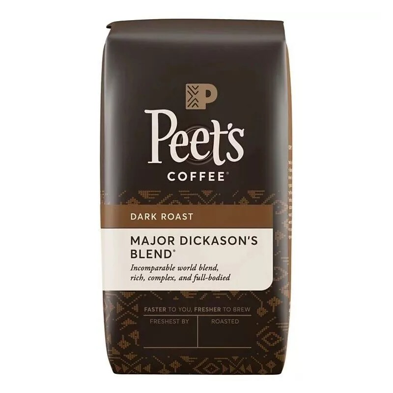 Peet's Coffee 2 Packs Peet's Coffee Major Dickason's Blend Deep Roast,