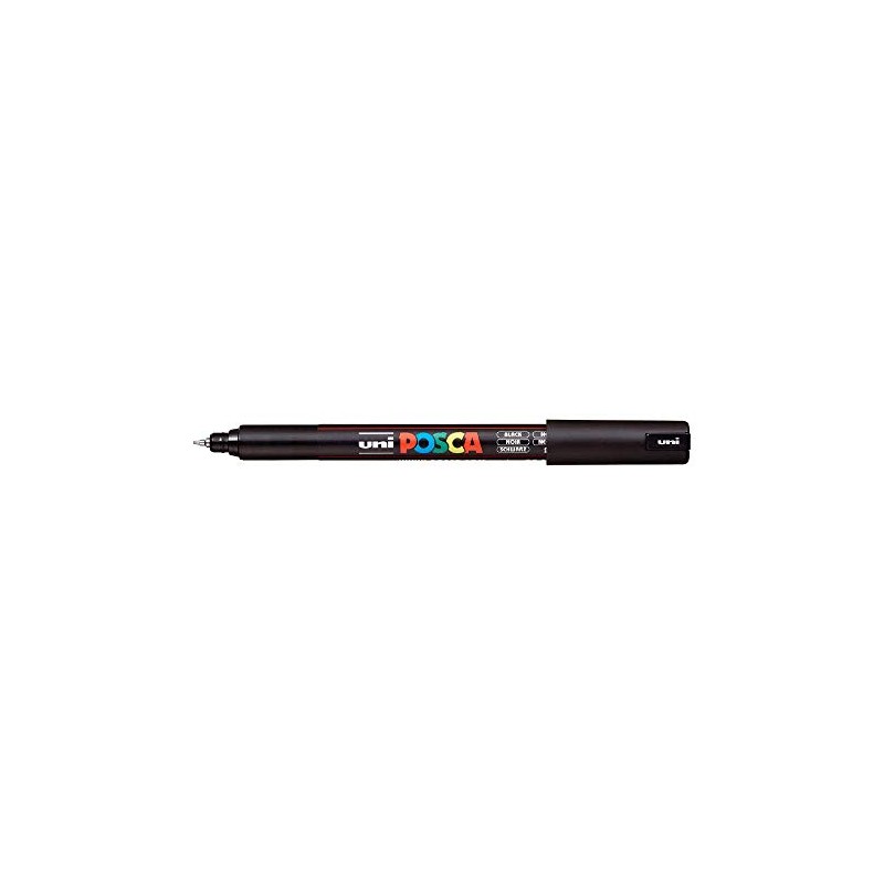 Posca Acrylic Paint Marker, PC-1MR Ultra Fine tip, Black (PX89862000)