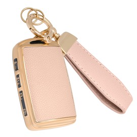 GripKeyShell™ for Mazda Key Fob Cover, Leather + Soft TPU Car Key Case with Keychain Compatible with 2019–2026 Mazda 3 6 CX-5 CX-9 CX-30 CX-50 CX-60 CX-70 CX-90 MX-5 Miata MX-30 Keys