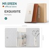 MR.GREEN Set de Manicura Colorido, Práctico Kit de Pedicura, Cortaúñas,
