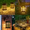 DenicMic Solar Lantern Outdoor Solar Lights Outdoor Hanging Lantern with