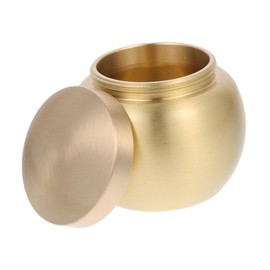Levemolo Human Urn Mini Container Miniature Tool Small Container Urn Urn Container Urn Box Small Urn Copper Gold Copper Urn Pets Funeral Coffin Cat Ash Urn Adult Tea Pot Baby