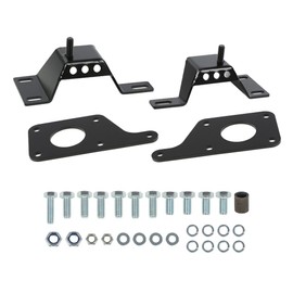 LQI Engine Swap Adapter Plates w/ 4.6L Solid Mounts Compatible with Ford Mustang Chassis 1979-2004 with 5.3L 5.7L 6.0L LS Engine Swap