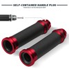 DREAMIZER Motorcycle Handlebar Grips 7/8-22mm Handle Grip Universal CNC Handlebar