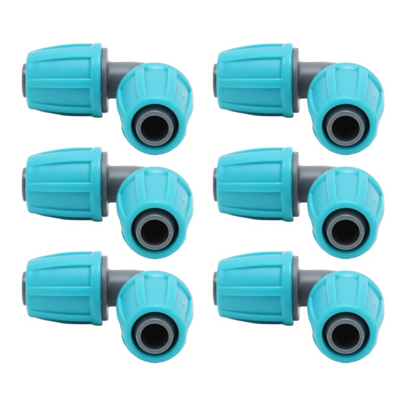 10pcs 16mm 90 Degree Hose Elbow Angle Drip Hose Lock