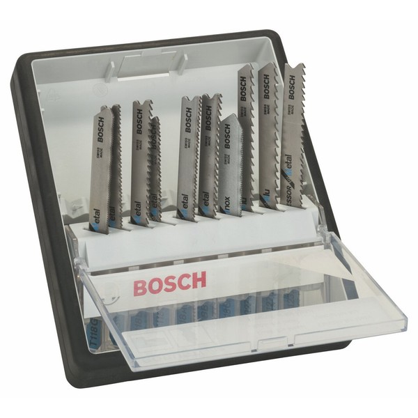 Bosch 2607010541 Jigsaw Blade-Set"Robust Line Metal-Expert" 10 Pcs