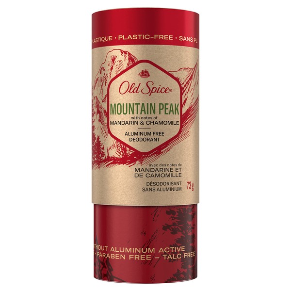 Old Spice Deodorant for Men, Fresh Collection, Aluminum Free, Mountain Peak, 73g