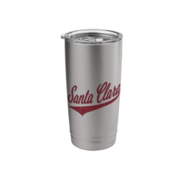 SANTA CLARA VARSITY SCRIPT CLASSIC SPORTS JERSEY STYLE Stainless Steel Insulated Tumbler