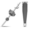 2pcs Sink Drain Parts, Lavatory Pop Up Stopper Assembly with