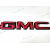 Auto GMC OVERLAY Front Gloss Black Red GMC Emblem Sierra