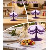 Mabnuby Silicone Trivet Mat - 6 Flower-Shaped Silicone mats +