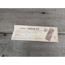 Forgecraft  Vintage Forgecraft Stainless Steak Knives NEW Old Stock Factory Sealed