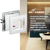 McPower McPower Schalter | Flair | 250V~/10A, UP, mit Kontroll-Leuchte,