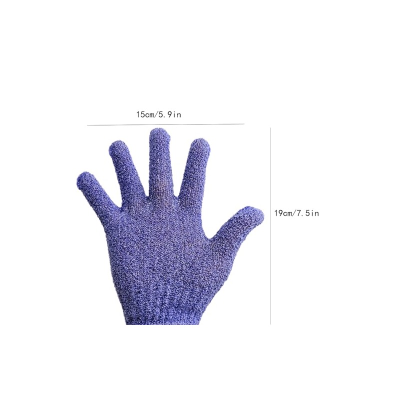 30 Pcs Exfoliating Shower Gloves, 15 Colours