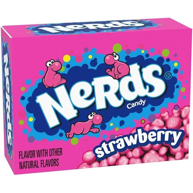 Ferrara Candy Company NERDS Grape & Strawberry Flavors, Mini Boxes,