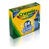 Crayola Ultra Clean Washable Crayons, Built in Sharpener, 64 Count,