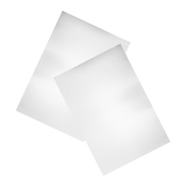 Alipis 2pcs Aluminum Sheet Metal Plates for Crafting Industry Aluminum Blanks Durable Rectangle Engraving Materials for DIY Projects Home Office Use