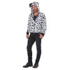 Men's Dalmatian Hoodie Costume, Multi, Small/Medium