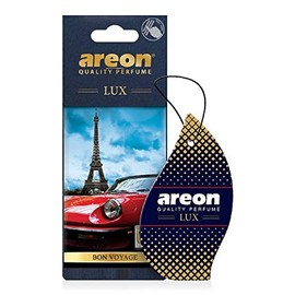 AREON Lux Hanging Car and Home Air Freshener, Bon Voyage (Pack of 3)