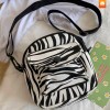 Maíz Bolsa Hombro Cruzada Bandolera Crossbody Casual Mujer Zebra