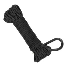 Allen Company Hoist Rope, 25-Feet Long, Black