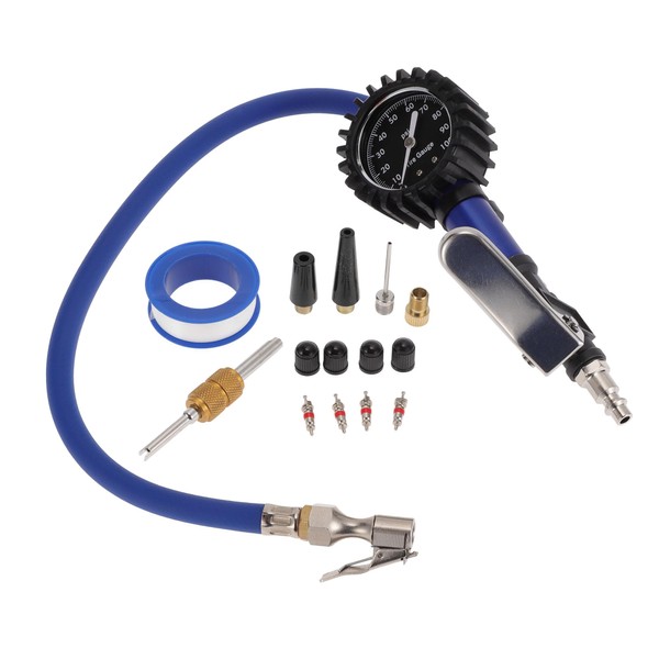 RATCHROLL 1Set Universal Tire Pressure Gauge 0-100PSI 2.56" Digital Pressure