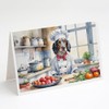 Caroline's Treasures English Setter The Chef Greeting Cards Pack of