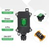 sourcing map Toggle Switch Rocker Button Inline Cord Switch DPST