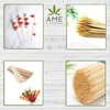 (6"L x 100PCS) Bamboo Skewers Heavy Duty Wooden Skewers Hot