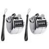 ZRAMO Metal Hand 4-Digit Tally Clicker Counter, Palm Clicker Digital