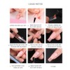 AIJIMEI Poly Nägel Gel 15ml,2Farben Nail Extension Gel Kit Mit