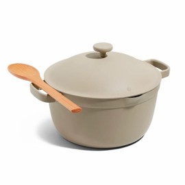 Our Place Our Place Perfect Pot - 5.5 Qt. Nonstick Ceramic Sauce Pan with Lid | Versatile Cookware for Stovetop and Oven | Steam, Bake, Braise, Roast | PTFE and PFOA-Free | Toxin-Free, Easy to Clean | Steam