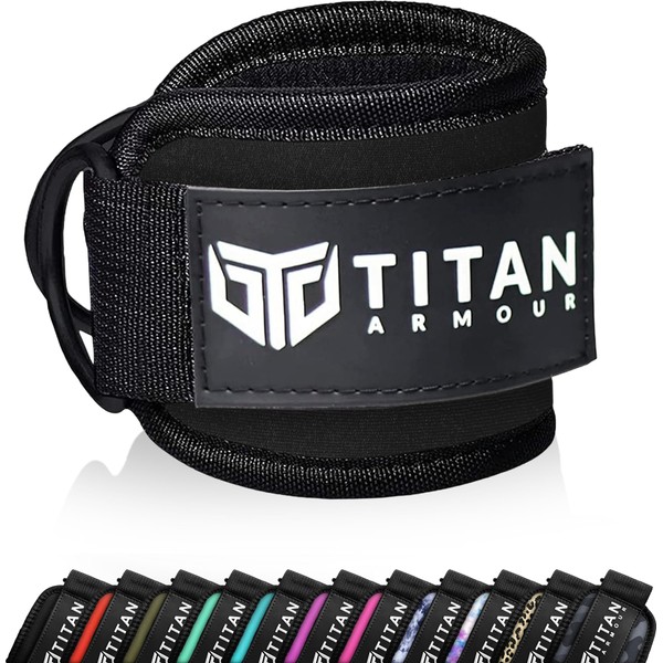 Titan Armour® Single Ankle Straps for Cable Machines | Gym