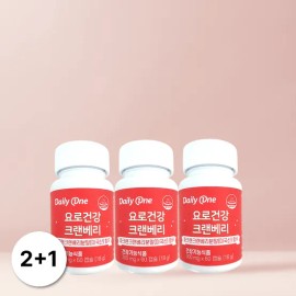 Daily One Urinary Tract Health Cranberry Parkran Vegetable Capsules 60 Capsules 3 / 데일리원 요로건강 크랜베리 파크랜 식물성캡슐 60캡슐 3개