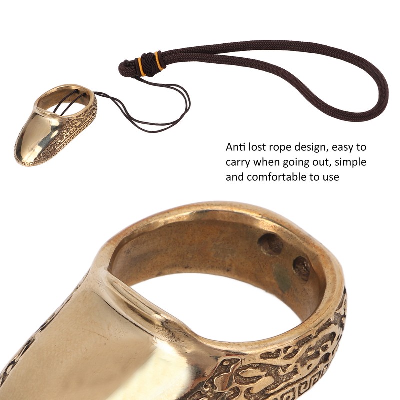 Archery Thumb Ring Universal Archery Shooting Metal Brass Finger Guard