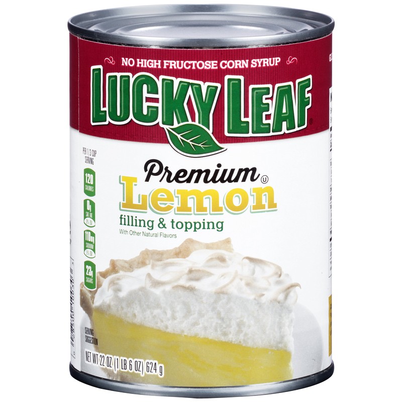 Lucky Leaf Premium Lemon Fruit Filling & Topping, 22 Ounce