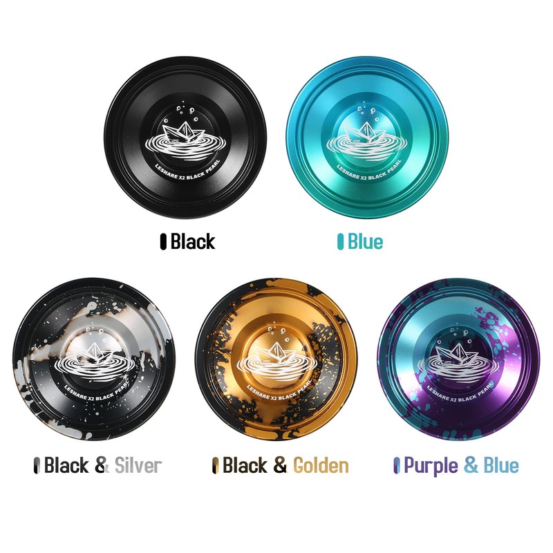 Fesjoy Yo-Yo Jojo Ball Aluminium with Ropes for Bearing and