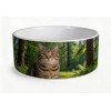 Porcelain Pet Vessel Bowl Ceramic Dog Dish 15cm 18cm Sturdy