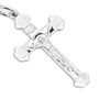 Crucifix Necklace Exquisite 925 Sterling Silver Men's Women's Jesus Cross