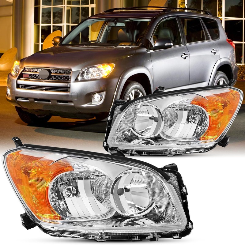 2PCS Headlights Assembly for USA Built Model For 2009 2010