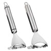 KICHOUSE Ergonomic Handle Corn Peeler Stainless Steel Stripper Kitchen Essential