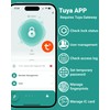 Smart Door Lock, Fingerprint Password IC Card Key Tuya APP,