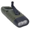 Solar Hand Crank Flashlight Emergency LED Portable Torch for Climbing