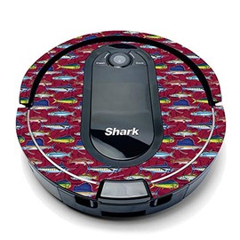 MightySkins Compatible with Shark Iq Robot Top Only Coverage - Saltwater Collage | Protective, Durable, and Unique Vinyl Decal Wrap Cover | Easy to Apply, Remove, and Change Styles | Made in The USA