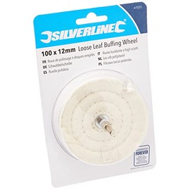 Silverline 675223 Loose Leaf Buffing Wheel 100 x 12 mm
