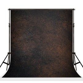 Kate Studio Backdrop for Photography Black Brown 1.5x2.2m/5x7ft Retro Mottled Wall Photo Booth Backdrop Reddish Brown Rust Heavy Industrial Style Wedding Photocall Background