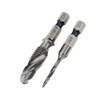 6pcs/set Tap Hex Shank Compound Taps Spiral Drill and Tapping